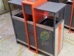 物業(yè)小區(qū)戶外分類鋼制垃圾箱