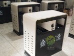 物業(yè)噴塑戶外鋼制分類垃圾箱