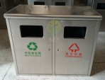 物業(yè)小區(qū)雙桶不銹鋼垃圾箱