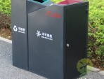 天虹商場兩分類鋼制垃圾桶