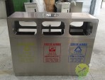 戶外物業(yè)三分類(lèi)不銹鋼垃圾桶