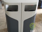 室外側(cè)開門鋼制分類垃圾桶