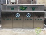 大型戶外不銹鋼回收箱垃圾房