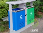 公園景區(qū)戶外鋼制分類垃圾桶
