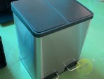 室內(nèi)腳踏式不銹鋼分類垃圾桶