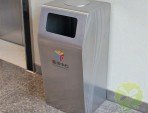 室內(nèi)商場電梯不銹鋼垃圾桶