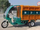 三亞采用電動三輪車收集垃圾取消街道垃圾桶投放