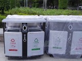 玻璃鋼仿大理石垃圾桶適合海南戶外酸堿環(huán)境