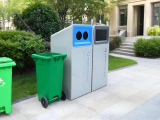 240升金屬垃圾桶小區(qū)垃圾分類的智慧之選