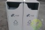 戶外廣場商超不銹鋼分類垃圾桶