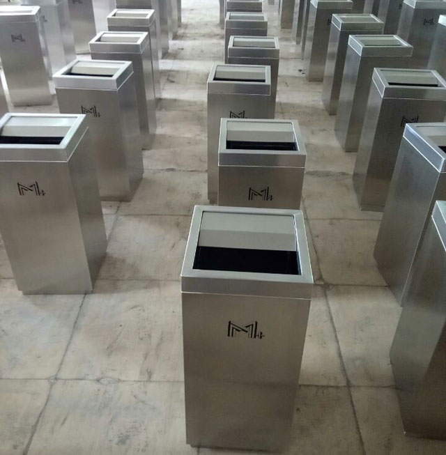 商場不銹鋼垃圾桶圖片 商場不銹鋼垃圾桶圖片