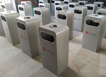 室內(nèi)商場(chǎng)方形不銹鋼果皮箱主圖