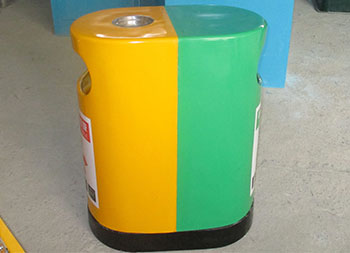 室外環(huán)保兩分類玻璃鋼垃圾桶主圖