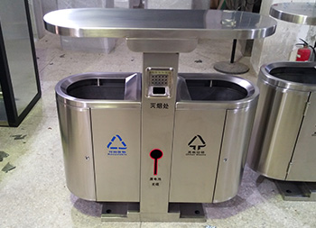 戶外304不銹鋼分類垃圾桶主圖