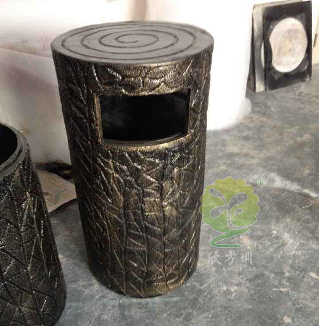 玻璃鋼仿銅垃圾桶圖片 玻璃鋼仿銅垃圾桶圖片