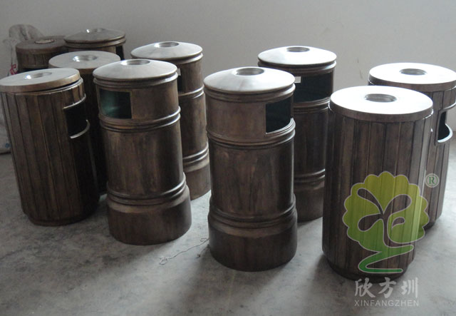 玻璃鋼仿銅垃圾桶圖片 玻璃鋼仿銅垃圾桶圖片