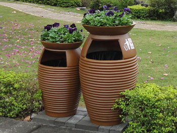 戶外玻璃鋼景觀垃圾桶主圖