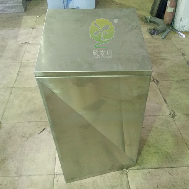 大型方形室內(nèi)不銹鋼果皮箱 大型方形室內(nèi)不銹鋼果皮箱