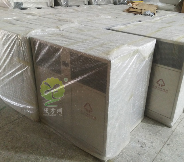 戶外市政街道分類不銹鋼垃圾箱