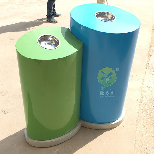 房地產(chǎn)創(chuàng)意分類鋼制垃圾桶