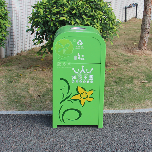 創(chuàng)意旅游景區(qū)方形鋼制垃圾箱 創(chuàng)意旅游景區(qū)方形鋼制垃圾箱