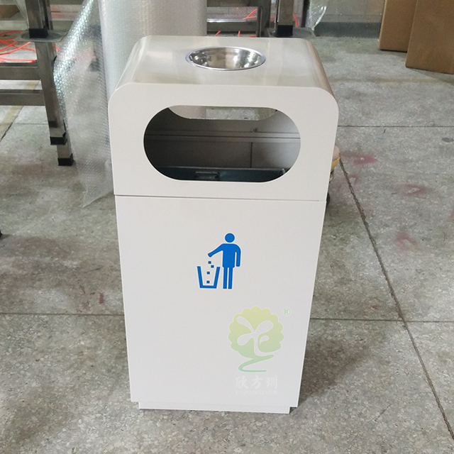 噴塑室內(nèi)方形鋼制垃圾桶 噴塑室內(nèi)方形鋼制垃圾桶