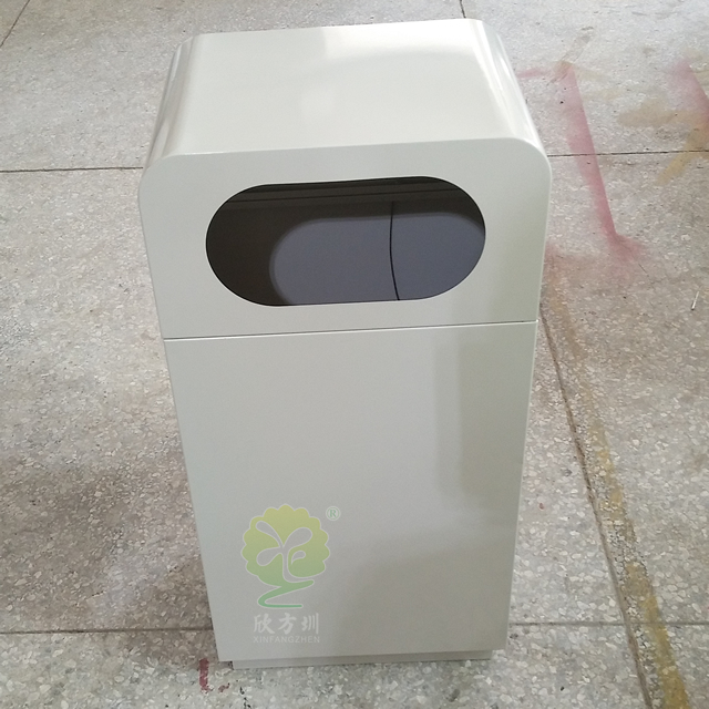 噴塑室內(nèi)方形鋼制垃圾桶 噴塑室內(nèi)方形鋼制垃圾桶