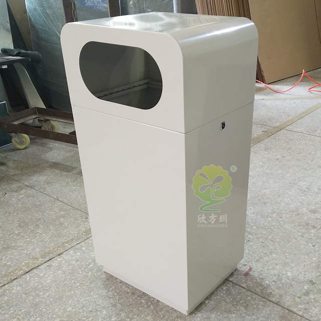 噴塑室內(nèi)方形鋼制垃圾桶 噴塑室內(nèi)方形鋼制垃圾桶
