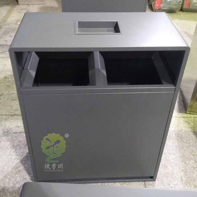 市政街道戶外分類鋼制垃圾桶 市政街道戶外分類鋼制垃圾桶
