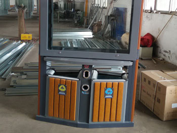 鋼木廣告垃圾桶主圖