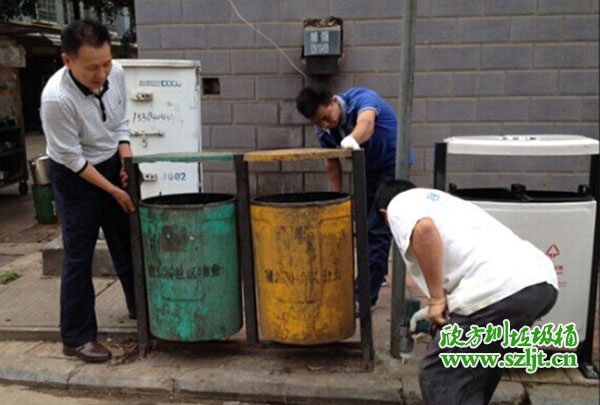 長沙社區(qū)垃圾桶