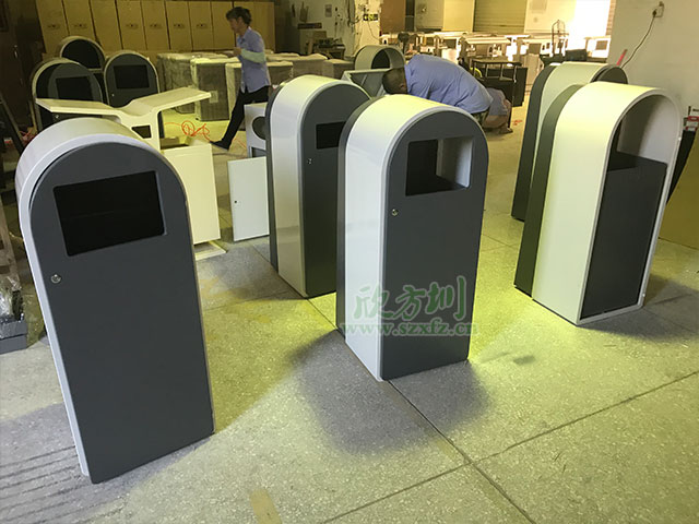 深圳市政玻金塑紙分類資源回收箱賣瘋啦