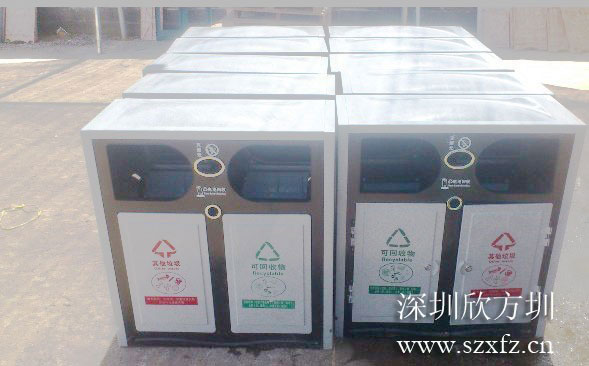 仿大理石垃圾桶